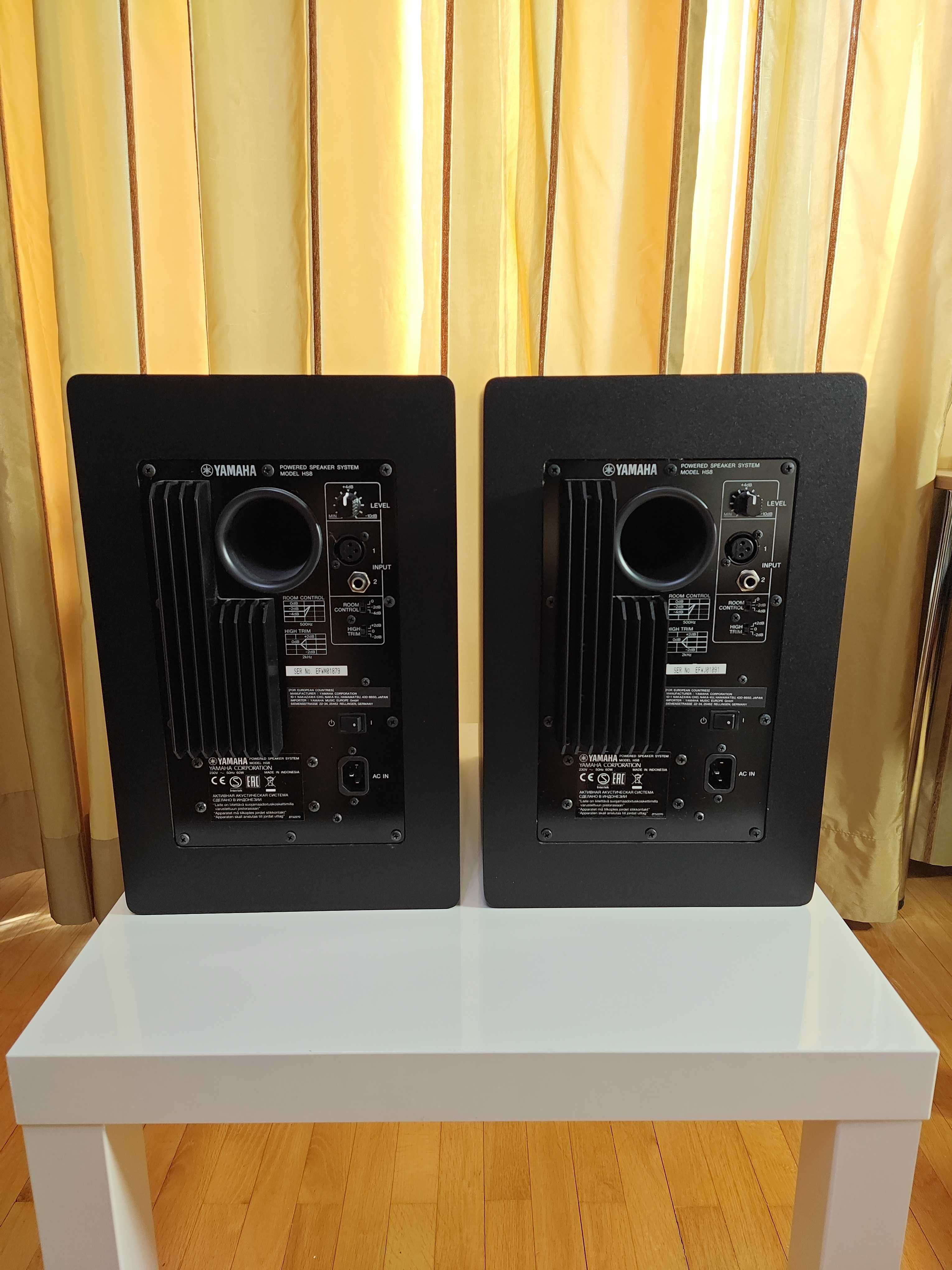 Комплект студийни монитори Yamaha HS8 и субуфер HS8S