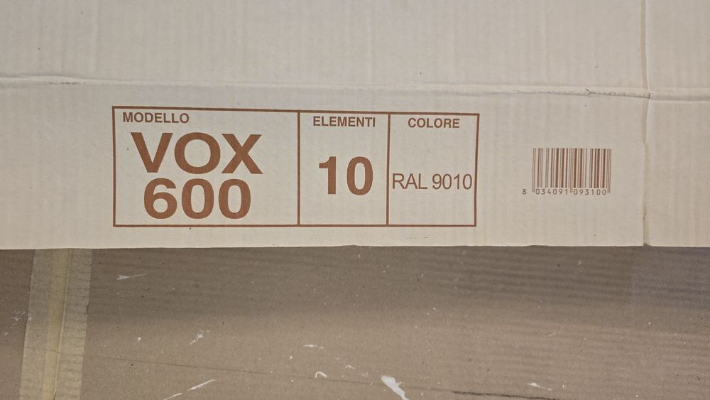 Продавам алуминиев радиатор Global vox 600