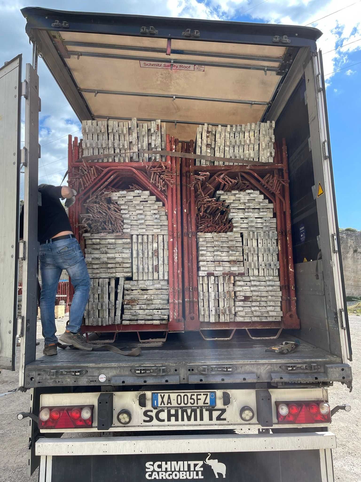 Schela constructii metalica Italia in stoc 460lei/tronson complet