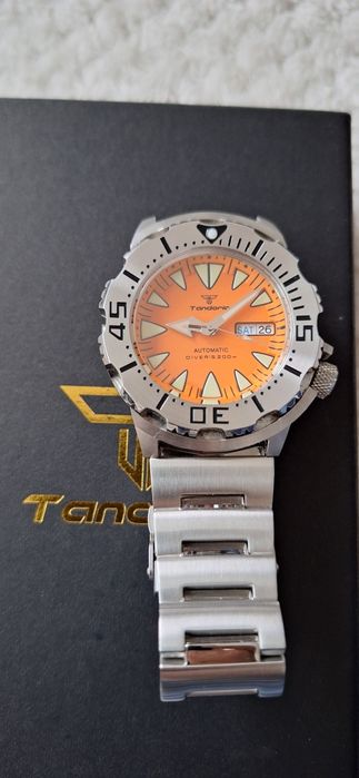 Nou! Seiko Monster homage. Ceas automatic cu Seiko NH35A.