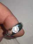 Inel aur alb 375 Lawrence Grey