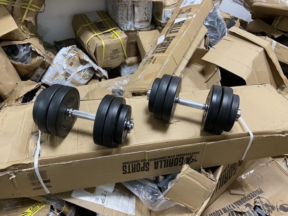 Gantere reglabile noi set 30 kg ambele, 15+15=30 kg made in Germany