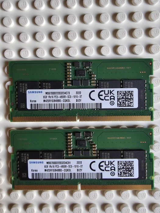 Kit RAM laptop DDR5 Samsung 16GB (2x8GB) SO-DIMM 4800MHz – nefolosite