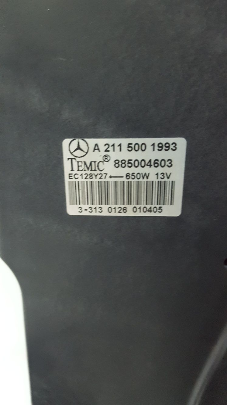 Electroventilator ventilator termocupla Mercedes W211 E-Class W219