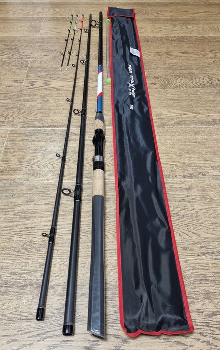 SET 2 FEEDERE PRO FL ROYAL X Feeder 3.90m + 2 Mulinete FL Feeder Wind