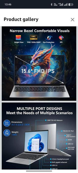 Laptop NiaKun DH01 i3-1025G1,16gb,ssd 512 ,că nou fara ambalaj