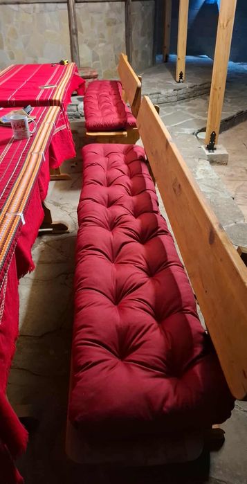 Възглавници за пейки, мебели и люлки