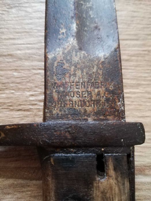 Немски щик/байонет 1898/1905г