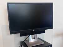 Monitor HP EliteDisplay E240, 24 Inch IPS, Full HD + LCD Speaker Bar