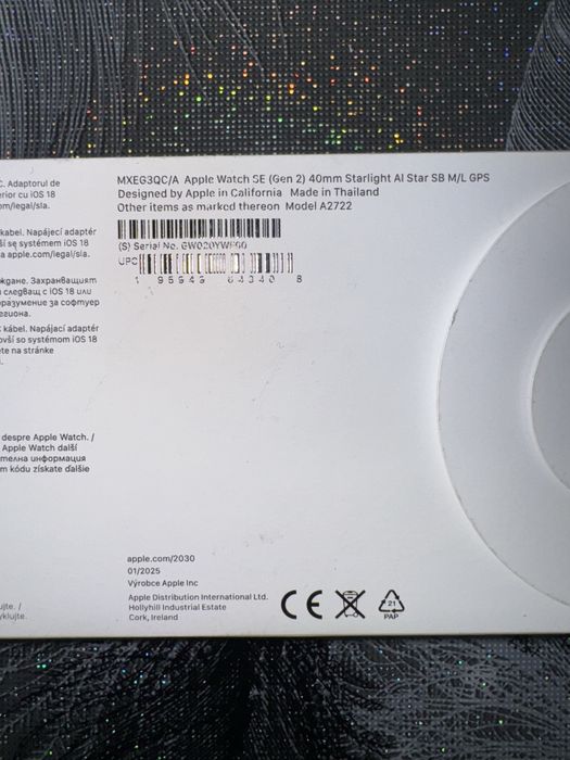 Apple watch SE (gen2) 40mm Starlight