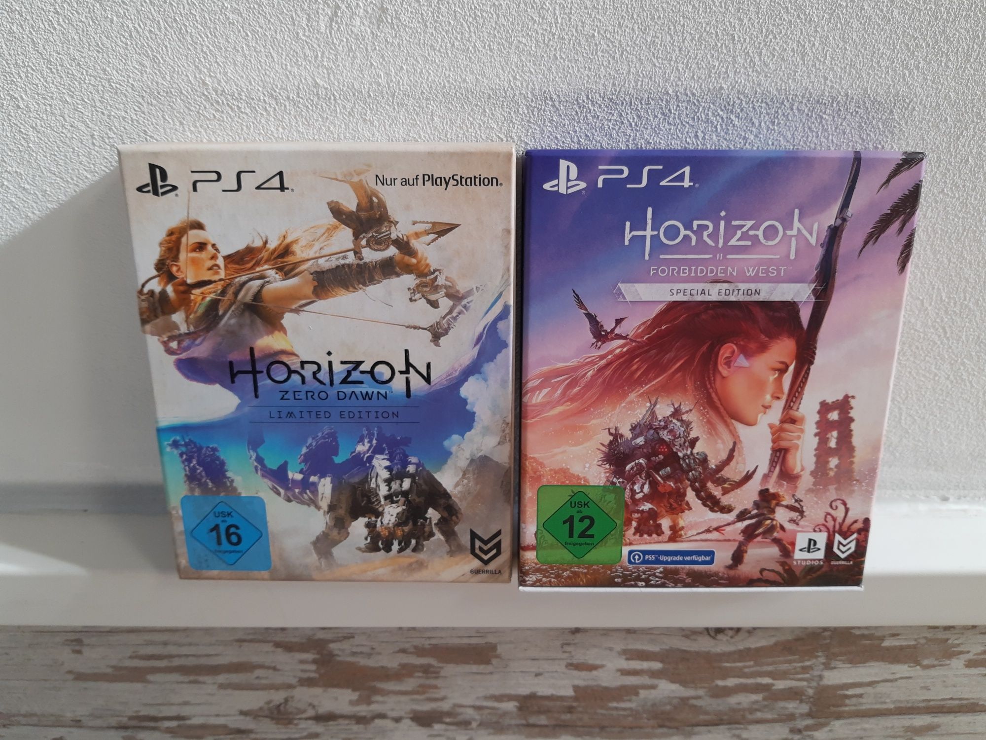 Horizon ,zero down , forbidden west Limited edition ps4