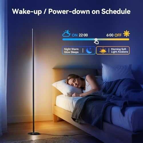 2 броя LED ъглови лампи приложение 16М цвята парти гейминг осветление