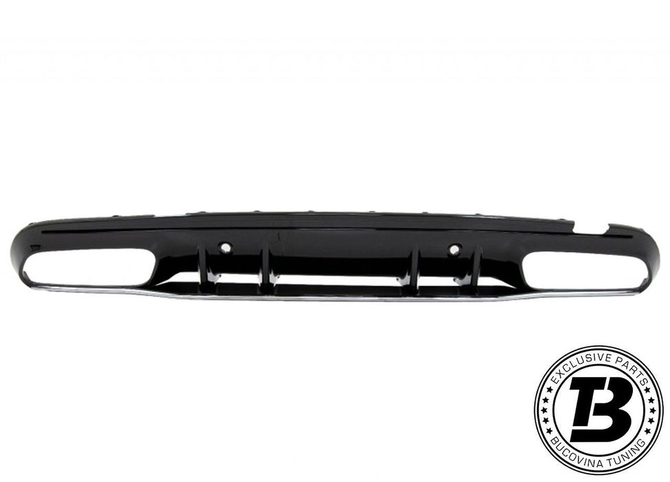 Difuzor Bara Spate cu Ornamente compatibil cu Mercedes C Class W205 C63 Design