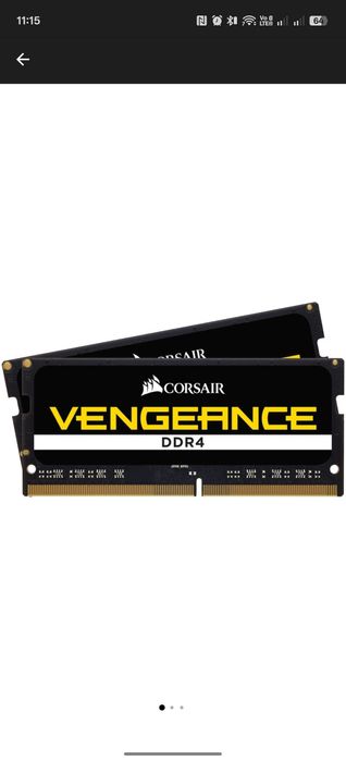 Memorie notebook Corsair Vengeance, 32GB, DDR4, 2666MHz, CL18,
