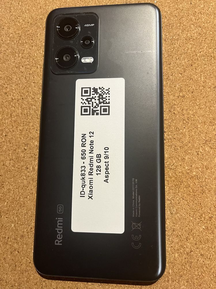 Xiaomi Redmi Note 12 128 Gb ID-quk833