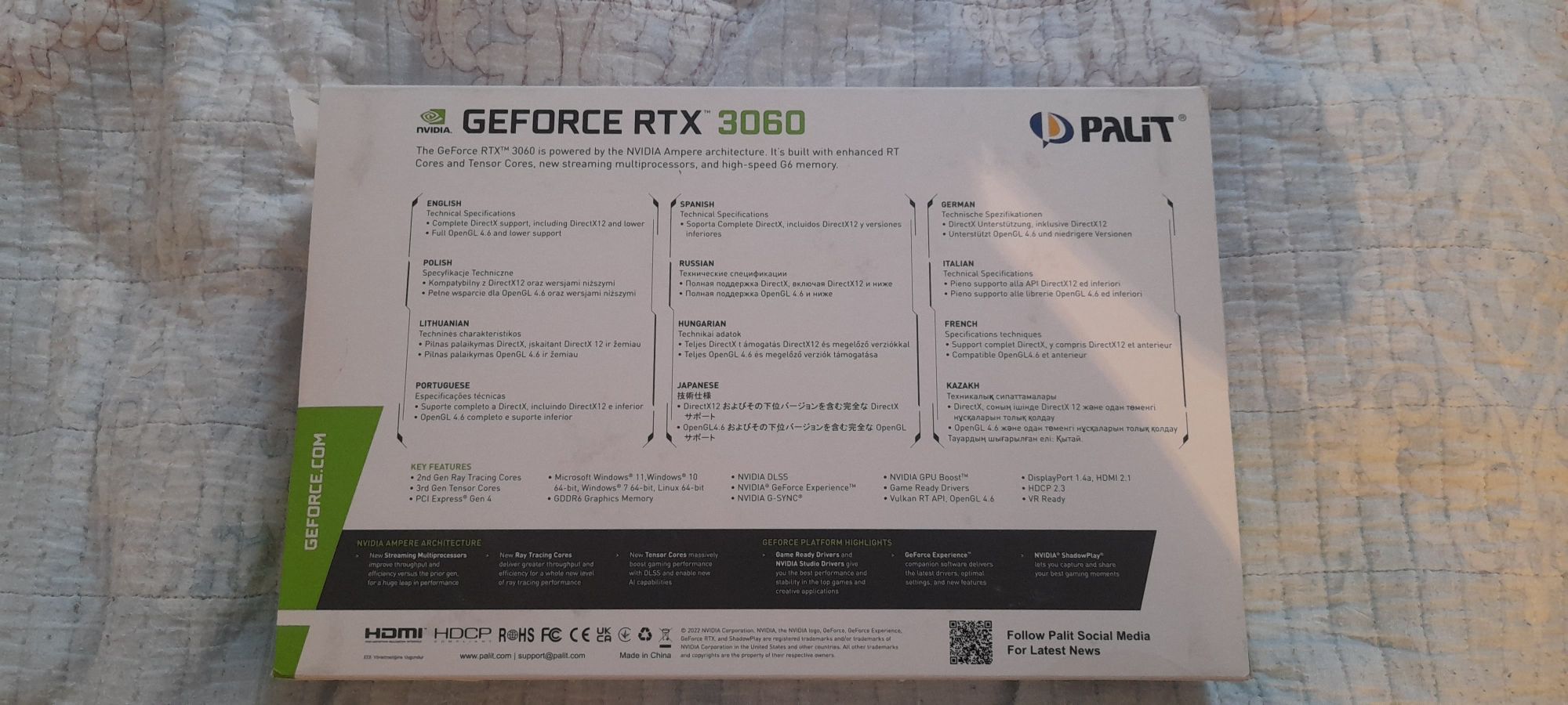 Продам видеокарту 3060