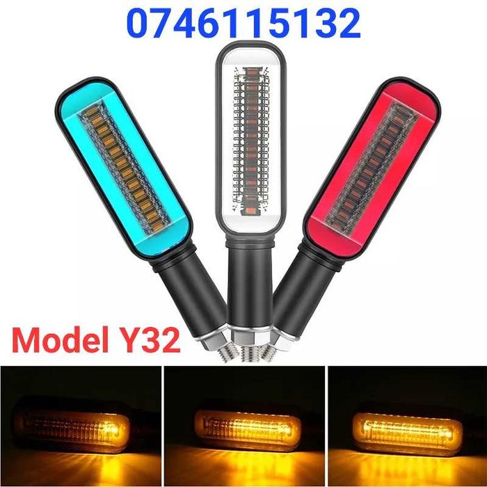 Moto Motocicleta Atv Scuter-Semnalizare-Semnalizari LED Dinamice-Y32