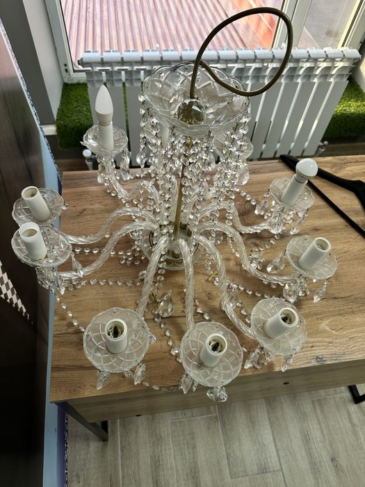 Люстра Прага! Настоящий чешский хрусталь.l