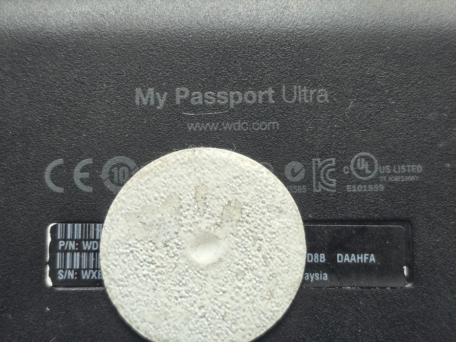 HDD extern WD My Passport Ultra 1TB, 2.5", USB 3.0, Negru