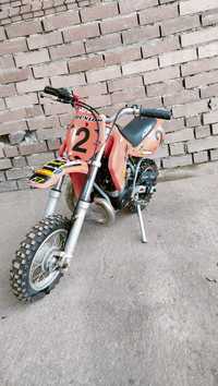 Motocross poket bike Ktm sx 50 cc benzina pentru copii roti 10 inch su