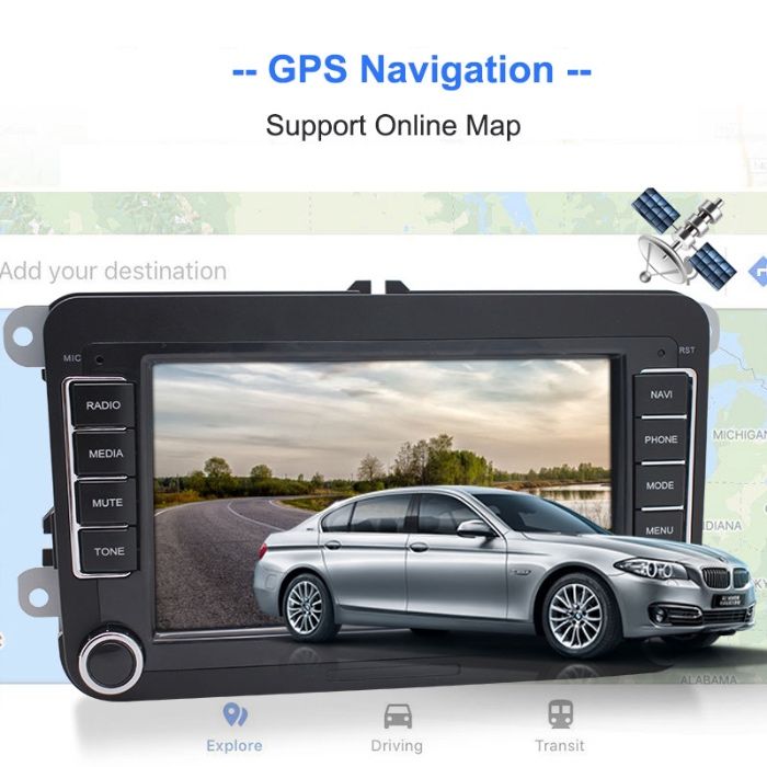 Мултимедия Android 10.0 за VW Skoda Seat Golf 5/6 Passat Fabia Octavia