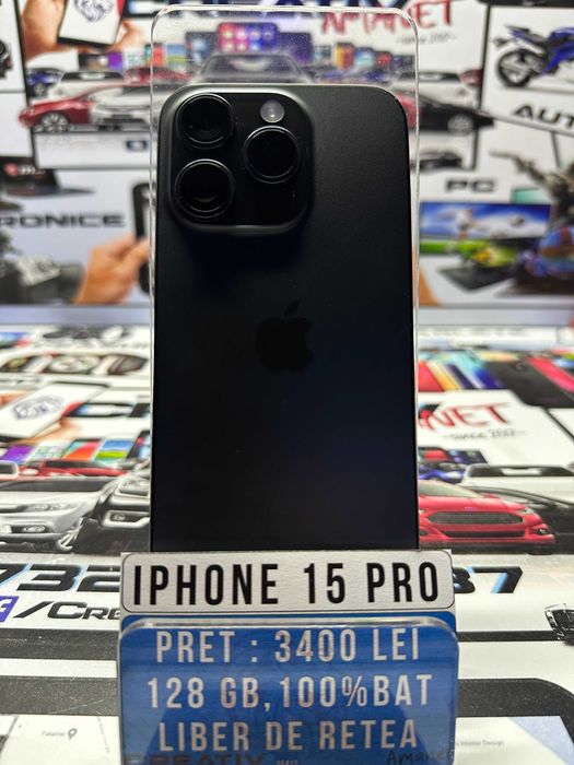 IPHONE 15 PRO 100% BAT / CreativAmanet