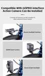 Suport lumini furca reglabil aluminiu GOPRO Camera lanterna bicicleta
