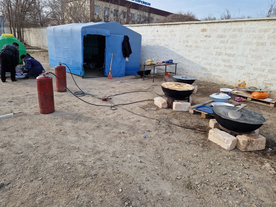 Палатки казан ошак титан жалга бериледи