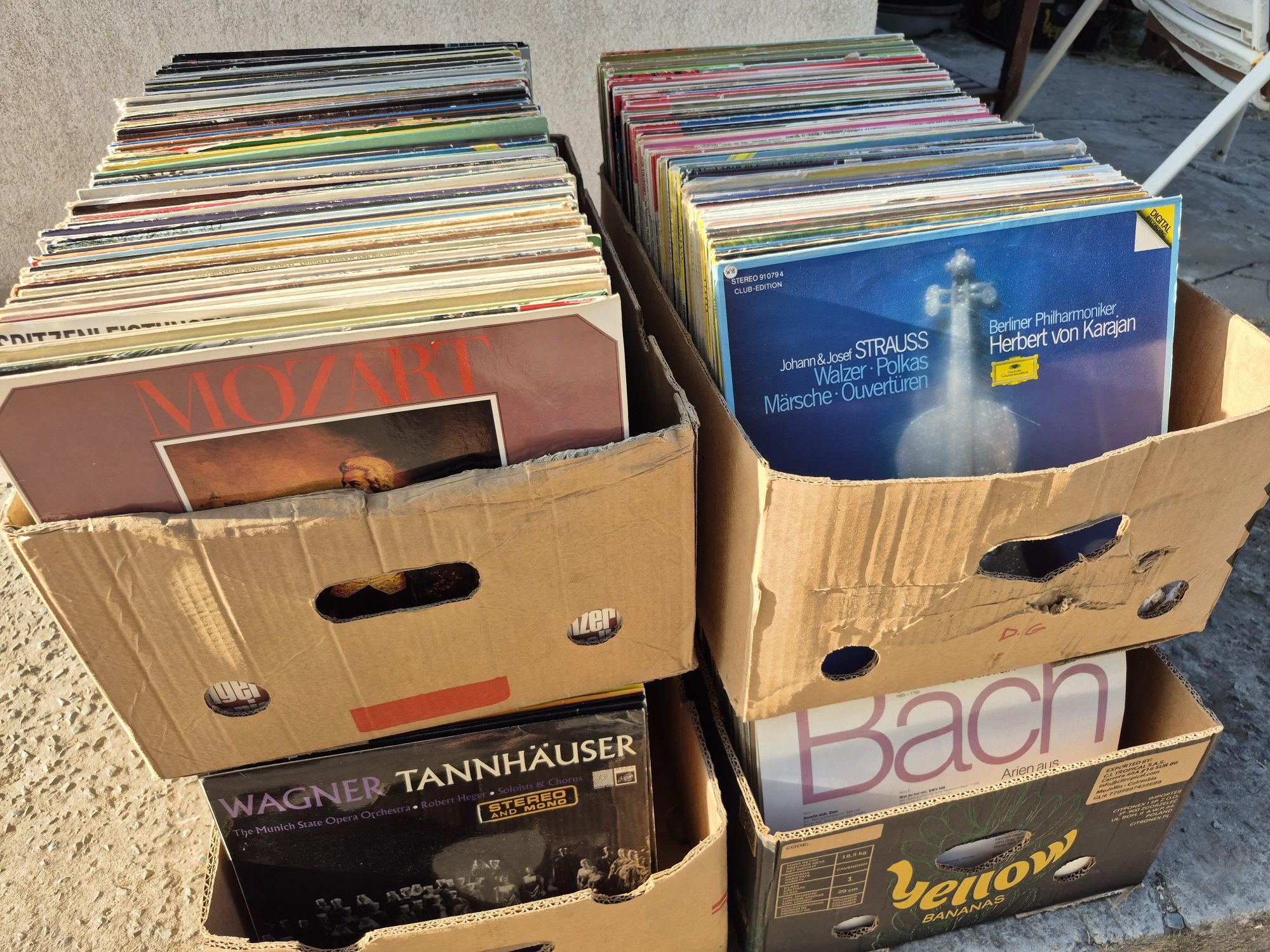 Vand Lot 150lp Discuri Vinil cu muzică clasică mixta 

Artiști:

- Fra