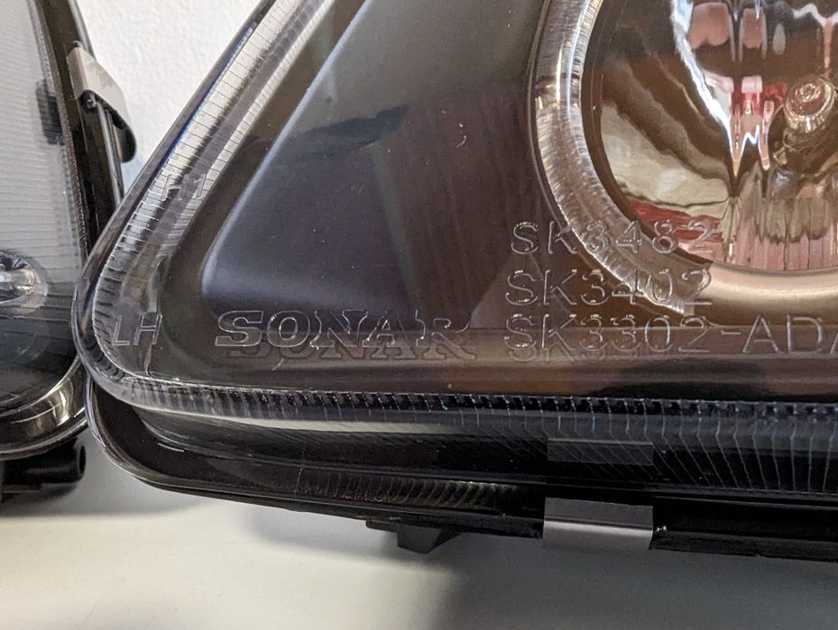 Фарове АУДИ А3 8Л 96-00 ЛЕД AUDI A3 8L LED Angle eyes Тъмни Тунинг