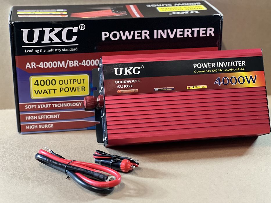 Чисто нов инвертор UKC 3000W 12V / 24V / 220V, Инвертори 3000В