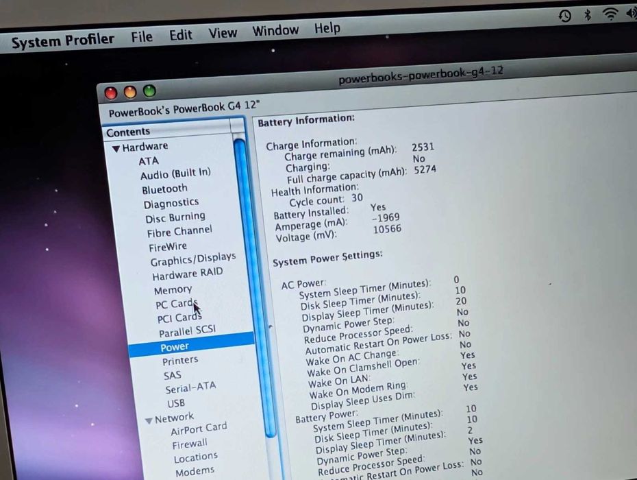 PowerBook G4 de top top