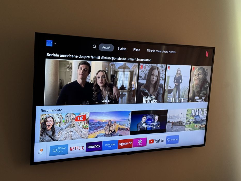 Televizor led Samsung smart seria 7 4k 125 cm impecabil