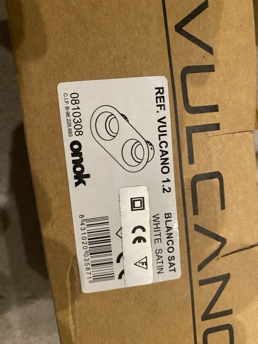 Aplica dubla alba Onok Vulcano GU10