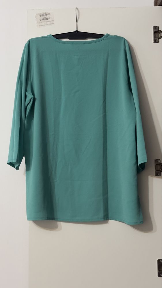 Bluza eleganta cu maneca 3/4 verde, Steilmann