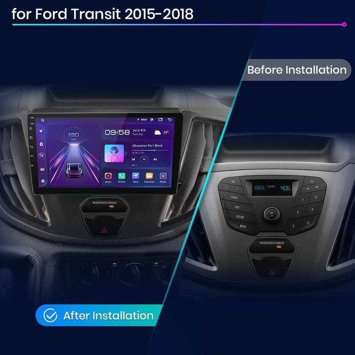 Ford Transit 2013-2021 Мултимедия Навигация Android