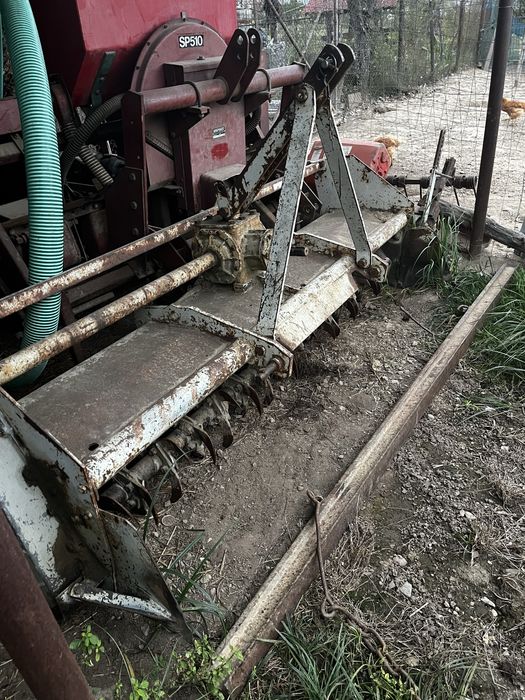 Freză de 2 m cu tăvălug