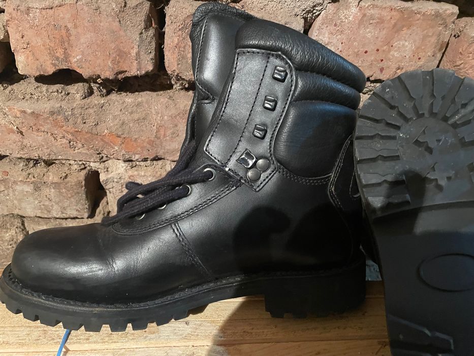 черни кубинки естествена кожа