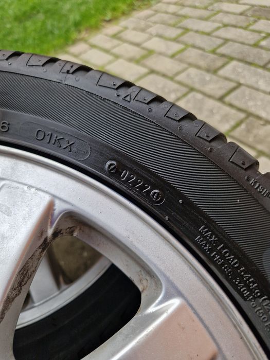 Jante aliaj Skoda R16  cu cauciucuri Riken 205/45/R16