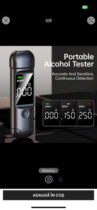 Alcool test nou