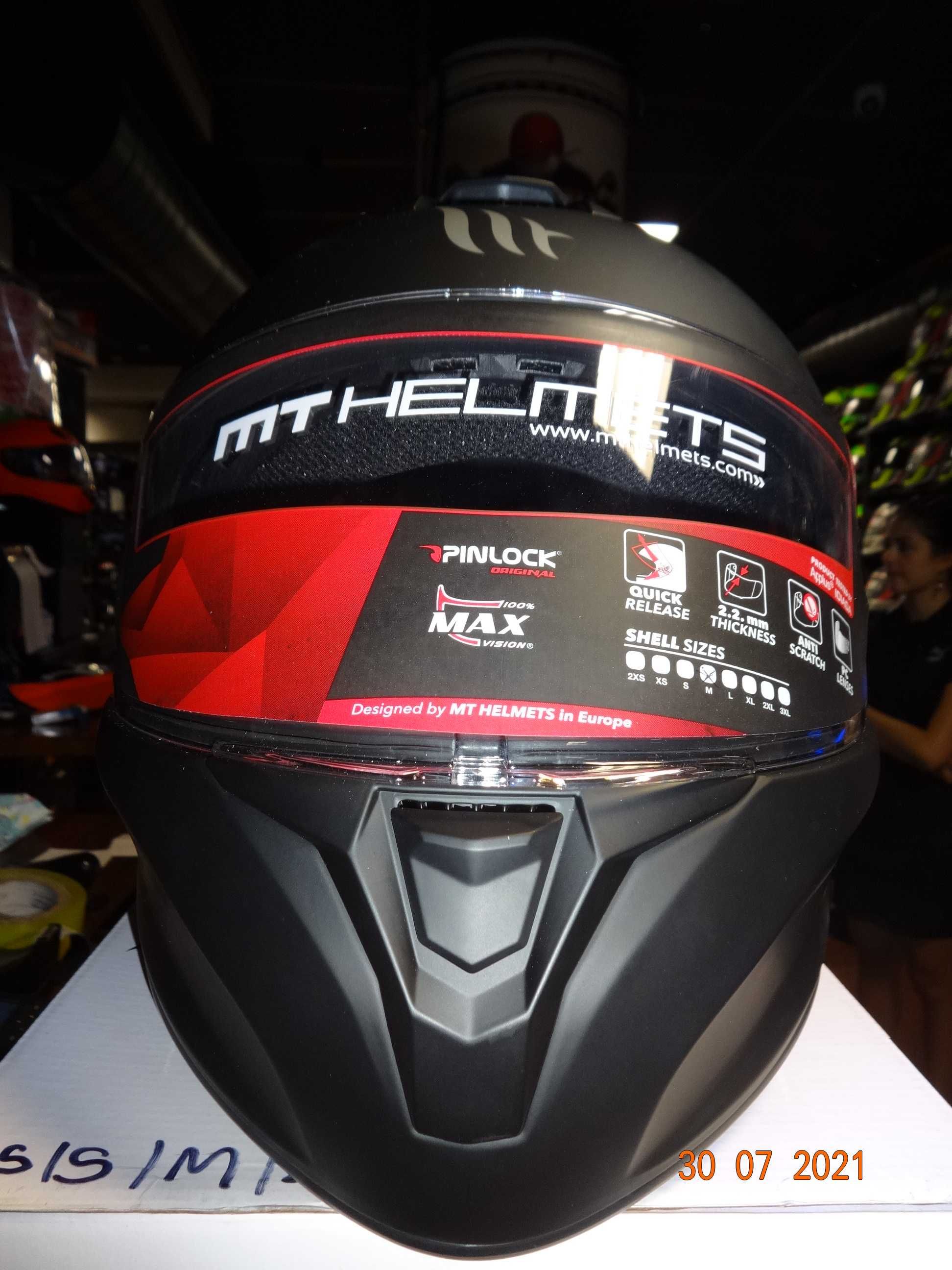 каска MT Helmets каска Thunder 3 Kingdom SV пистова мото каска с очила