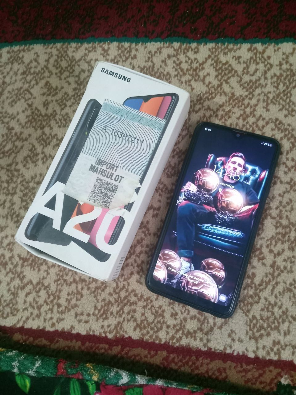 Samsung A20 сатылады. Бахасы келисимли.