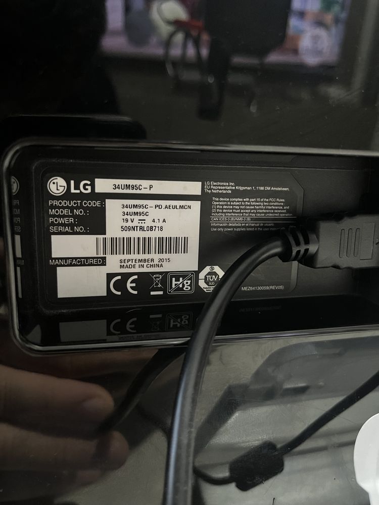 LG LED 34 inch Monitor UltraWide 34UM95C