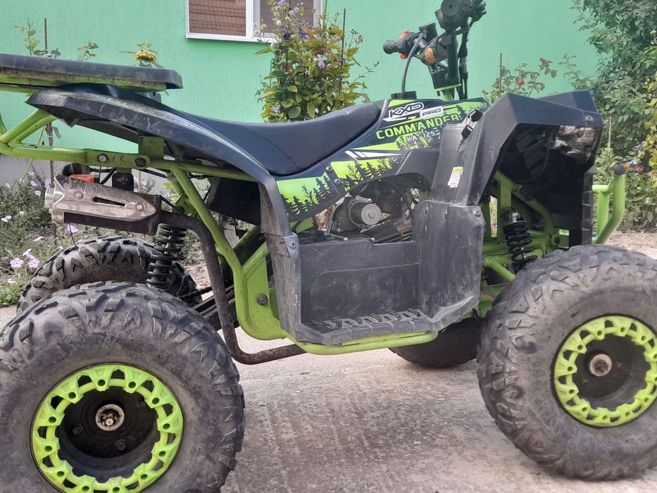 De vânzare atv 125cc automat pornește împins în rest merge foarte bine