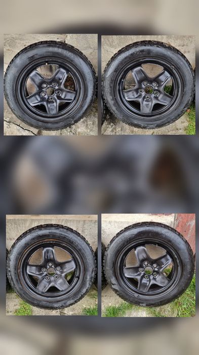 Vând jante + cauciucuri iarnă 205/55/R16