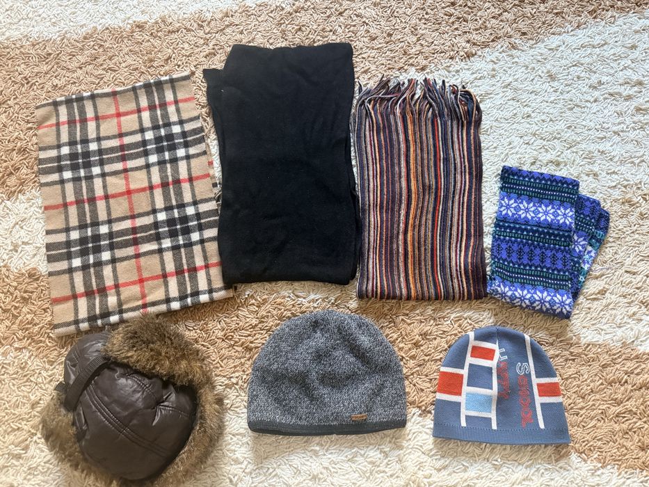 Шапки и шарфы на мальчика