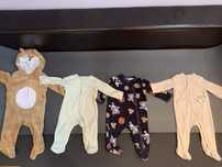 Set 4 salopete bebe marimea 68