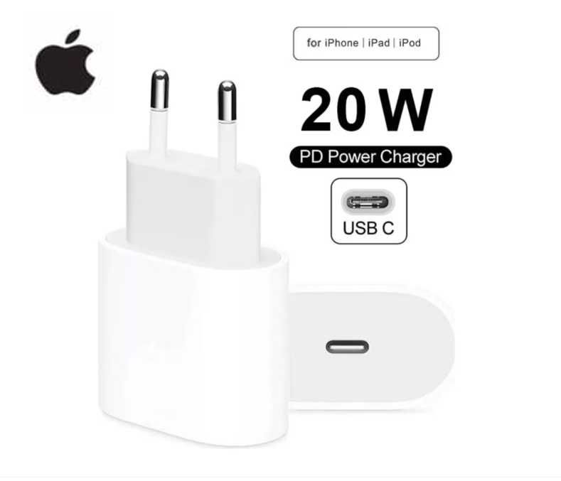 ЧИСТО НОВ!Oригинален Адаптер 20W (Fast Charge) за всички видове Iphone
