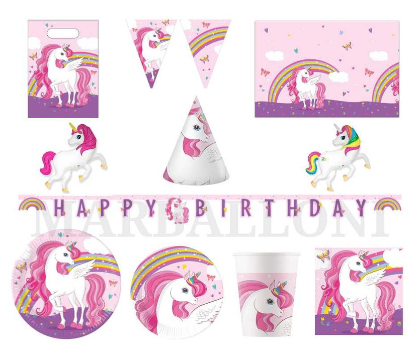 Парти Артикули Еднорог, Парти Украса Еднорог, Балони Еднорог