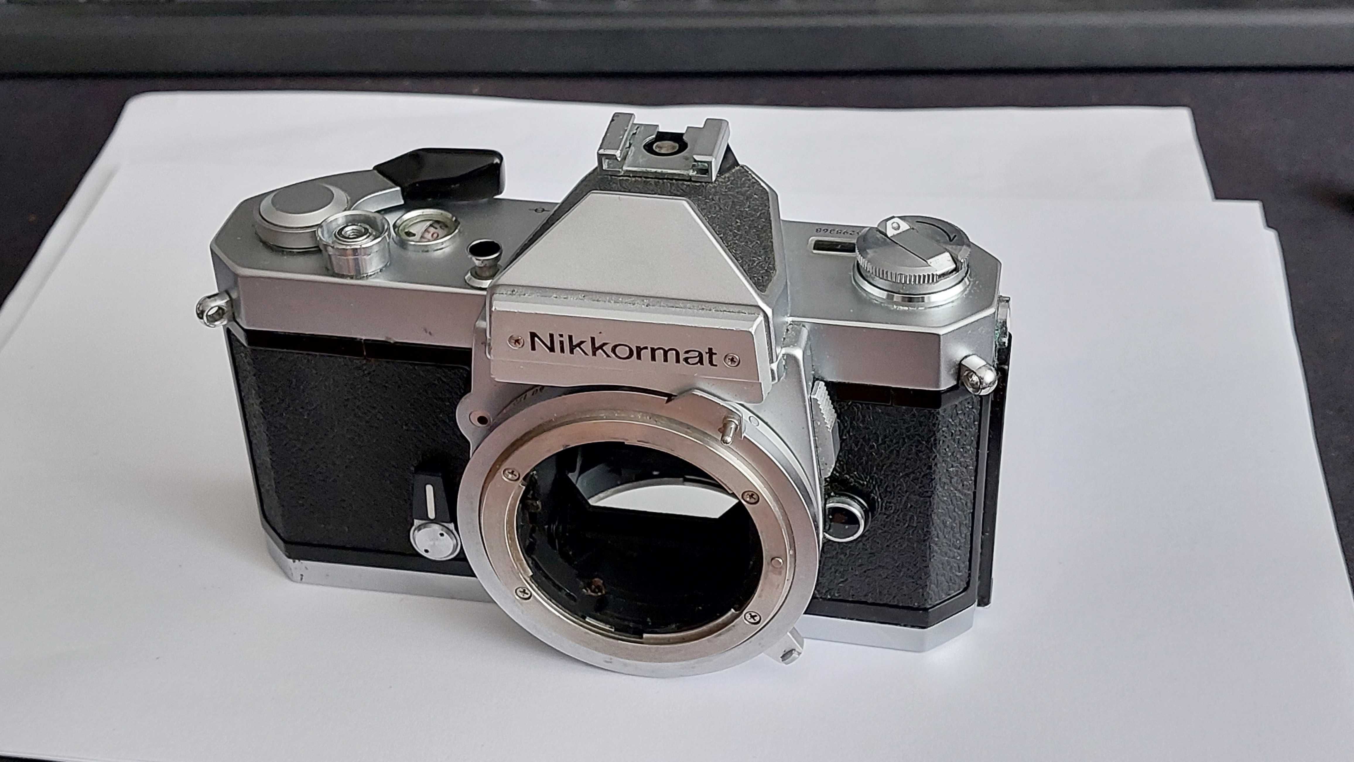 Nikon Nikkormat FT2 pt modificare tip Hasselblad Xpan + Mamiya 180mm